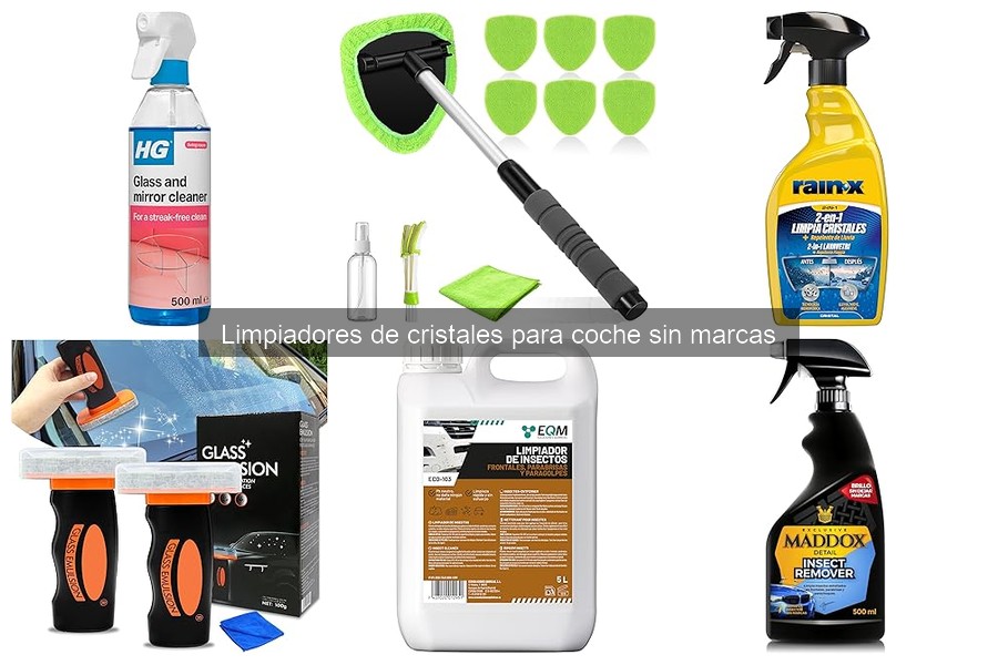 Opiniones de limpiadores de cristales para coche sin marcas