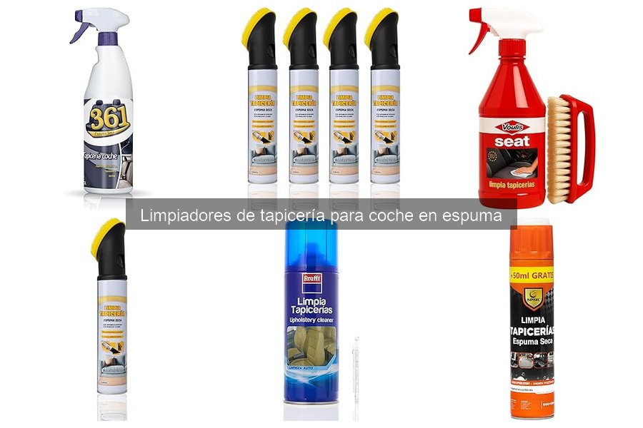 Opiniones de Limpiadores de Tapicería en Espuma para Coche