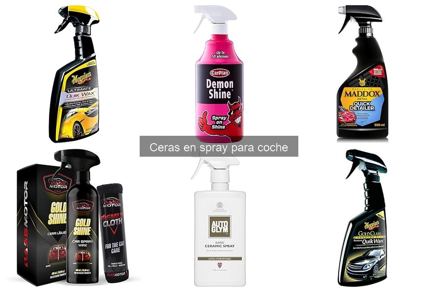 Opiniones de usuarios sobre ceras en spray para coche