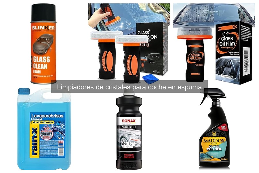 Opiniones de usuarios sobre limpiadores de cristales en espuma
