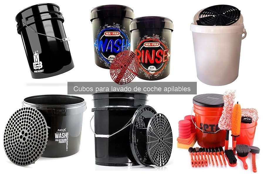 Opiniones sobre cubos apilables para lavado de coche