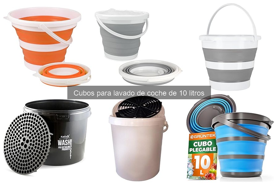 Opiniones sobre cubos de lavado de coche de 10 litros