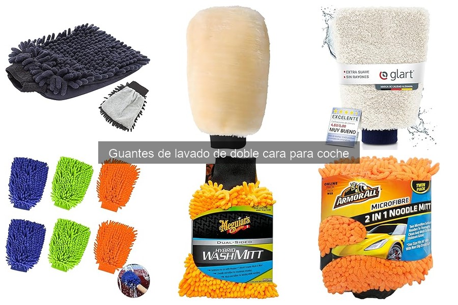 Opiniones sobre guantes de lavado de doble cara para coche