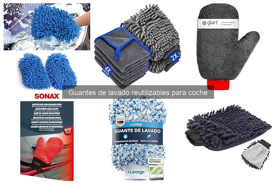 Opiniones sobre guantes de lavado reutilizables para coche