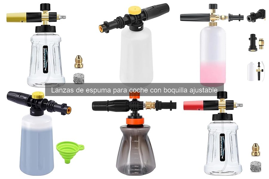 Opiniones sobre lanzas de espuma para coche ajustables