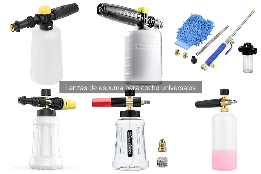 Opiniones sobre lanzas de espuma para coche: comparativa