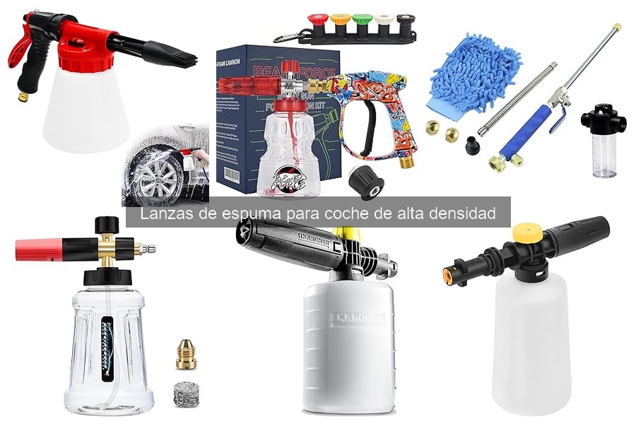 Opiniones sobre Lanzas de Espuma para Coche de Alta Densidad