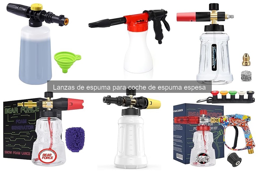 Opiniones sobre lanzas de espuma para coche: ¡Resultados reales!