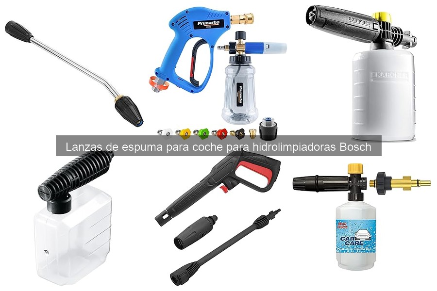 Opiniones sobre Lanzas de Espuma para Hidrolimpiadoras Bosch