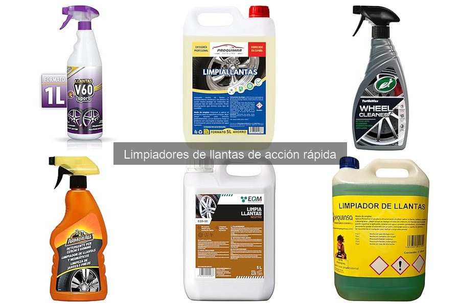 Opiniones sobre limpiadores de llantas de acción rápida