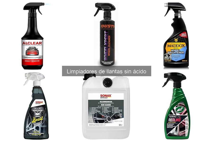Opiniones sobre limpiadores de llantas sin ácido