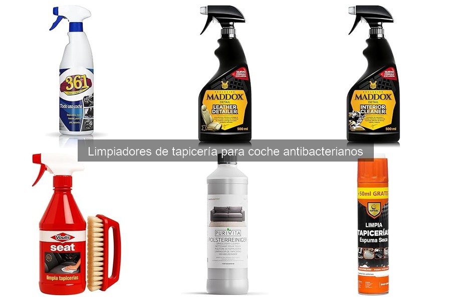 Opiniones sobre limpiadores de tapicería antibacterianos para coche