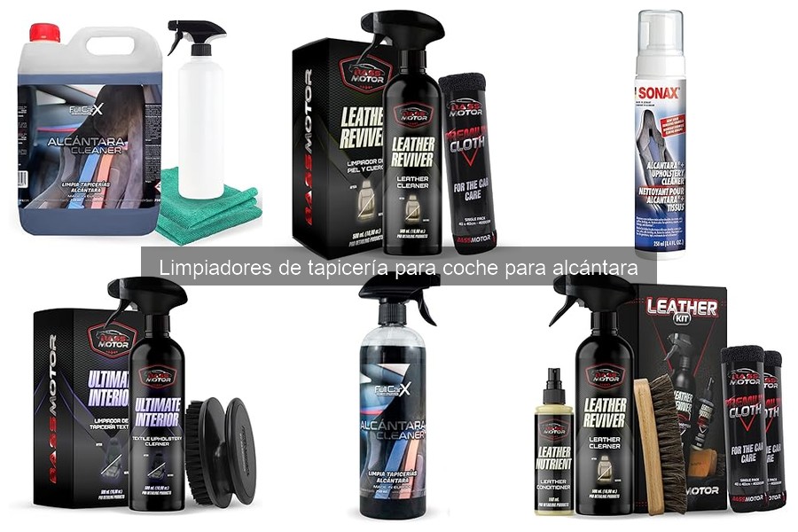 Opiniones sobre limpiadores de tapicería de alcántara