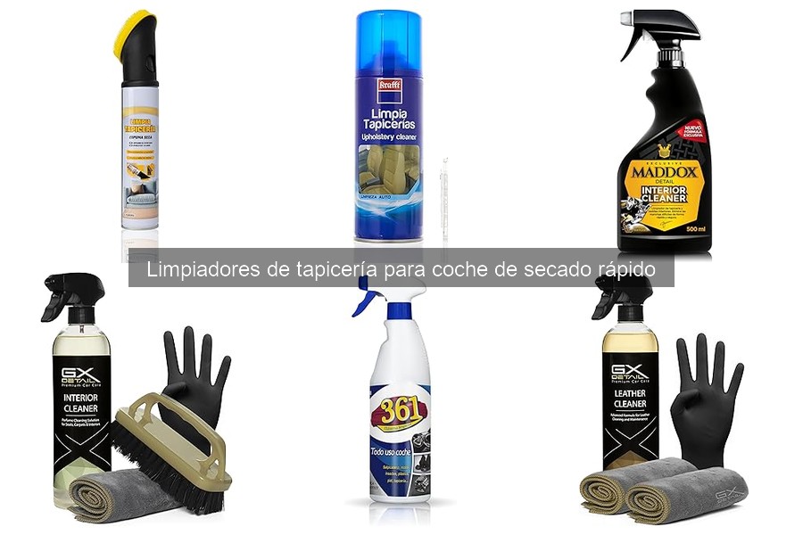 Opiniones sobre Limpiadores de Tapicería de Secado Rápido