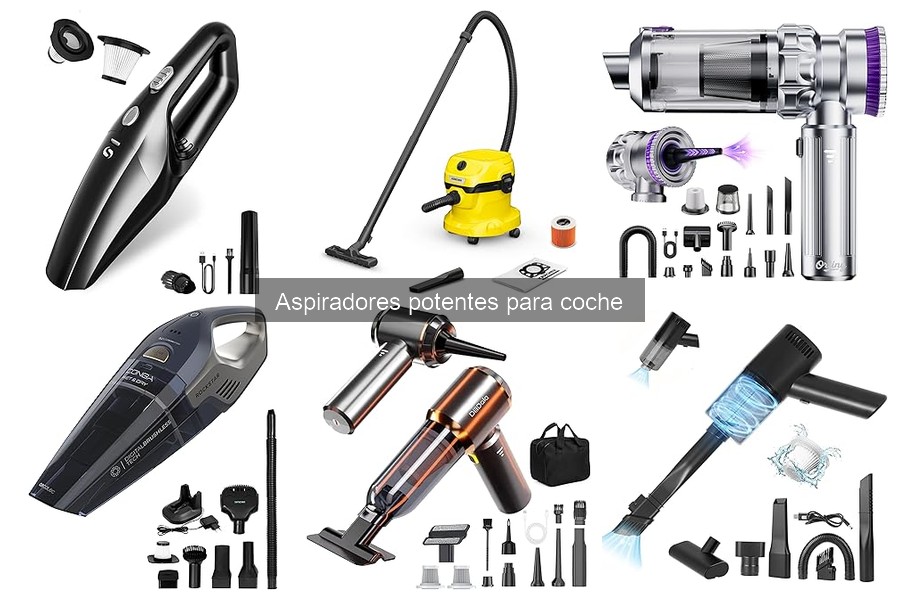 Opiniones sobre los mejores aspiradores potentes para coche