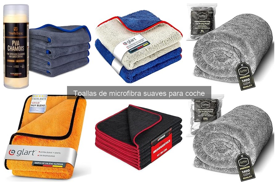 Opiniones sobre toallas de microfibra para coche: análisis y reseñas