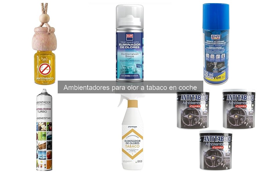 ¿Por qué mi ambientador no elimina el olor a tabaco en coche?