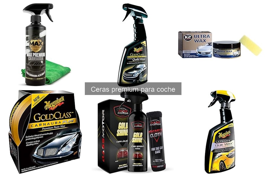 Precio de Ceras Premium para Coche: Comparativa y Análisis