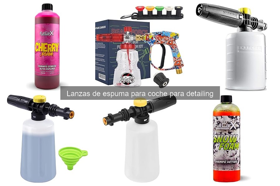 Precio promedio de lanzas de espuma para coche en 2023