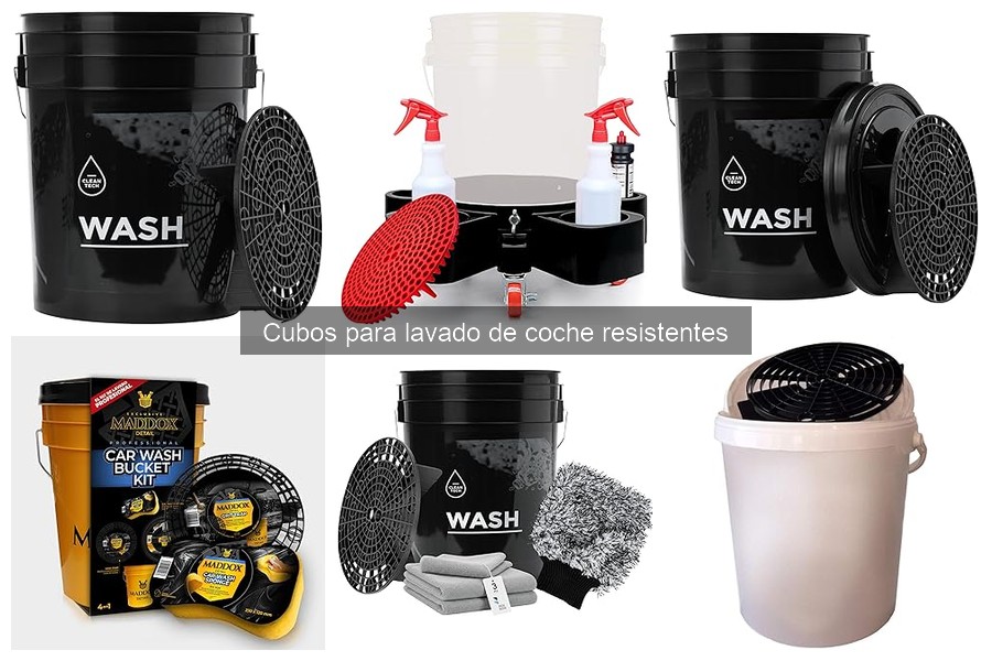 Precios de cubos para lavado de coche: ¿Cuánto gastar?