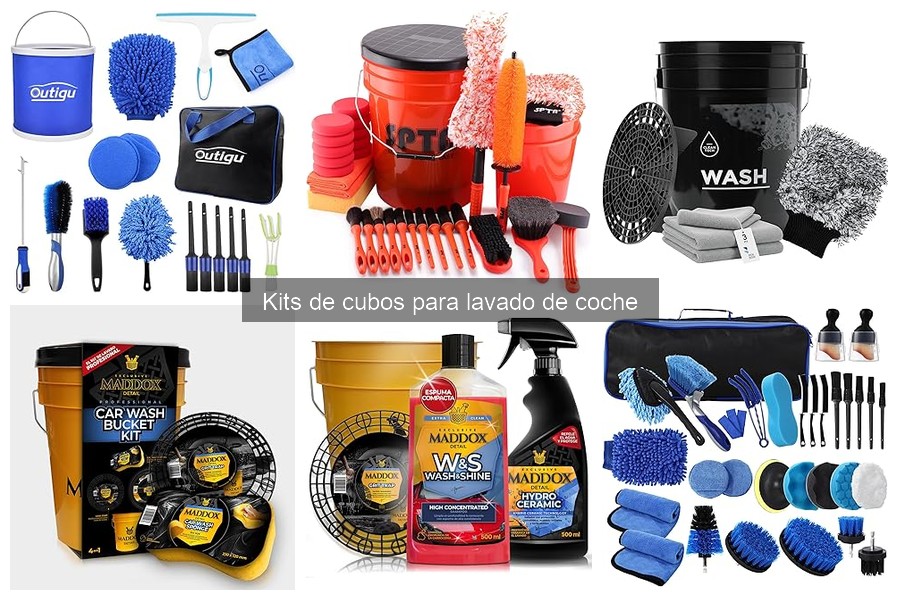 Precios de kits de cubos para lavado de coche en 2023