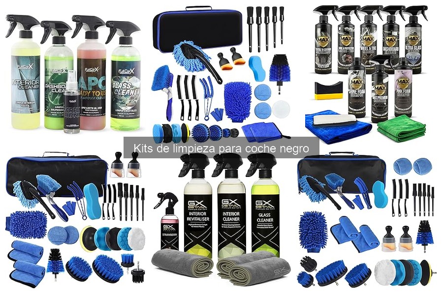 Precios de kits de limpieza para coche negro: guía 2023