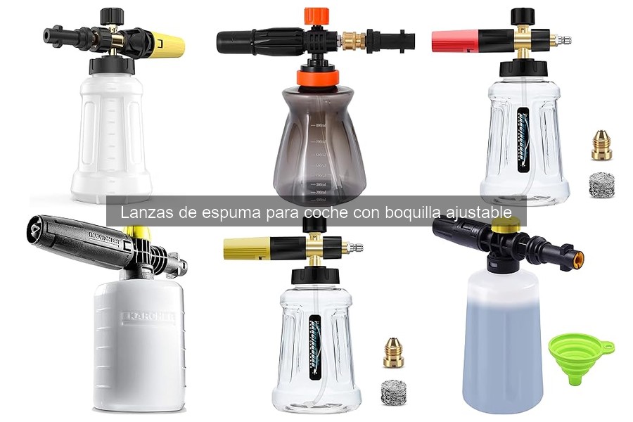 Precios de Lanzas de Espuma para Coche con Boquilla Ajustable