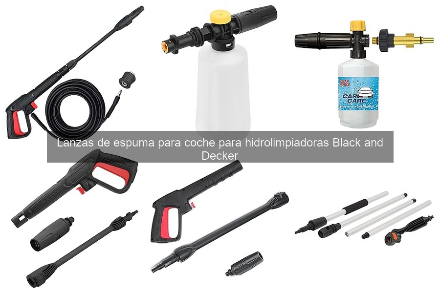 Precios de lanzas de espuma para coche en Amazon 2023