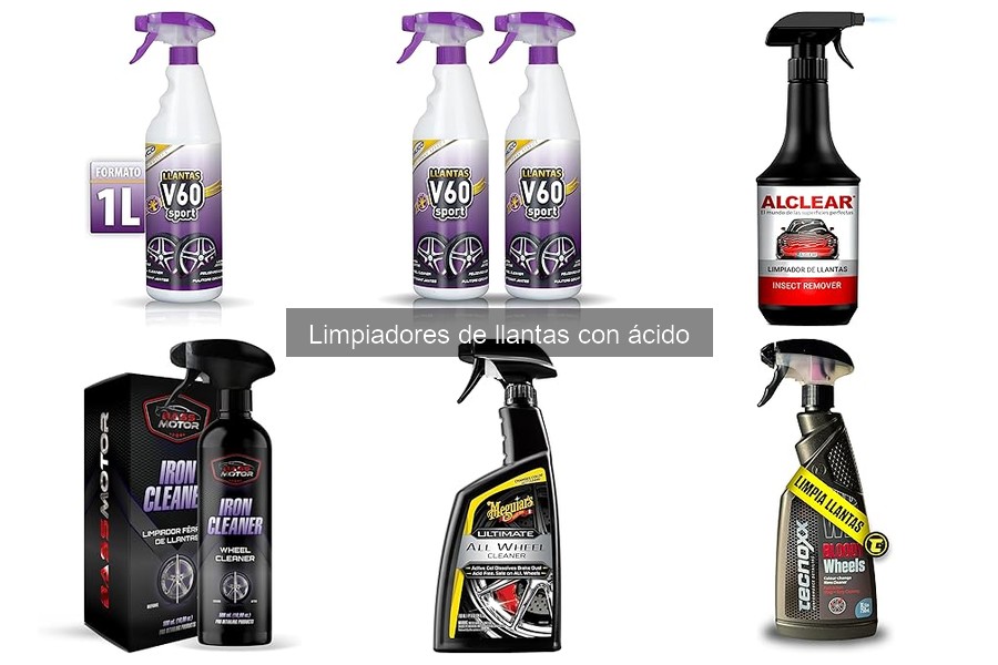 Precios de Limpiadores de Llantas con Ácido y Dónde Comprarlos