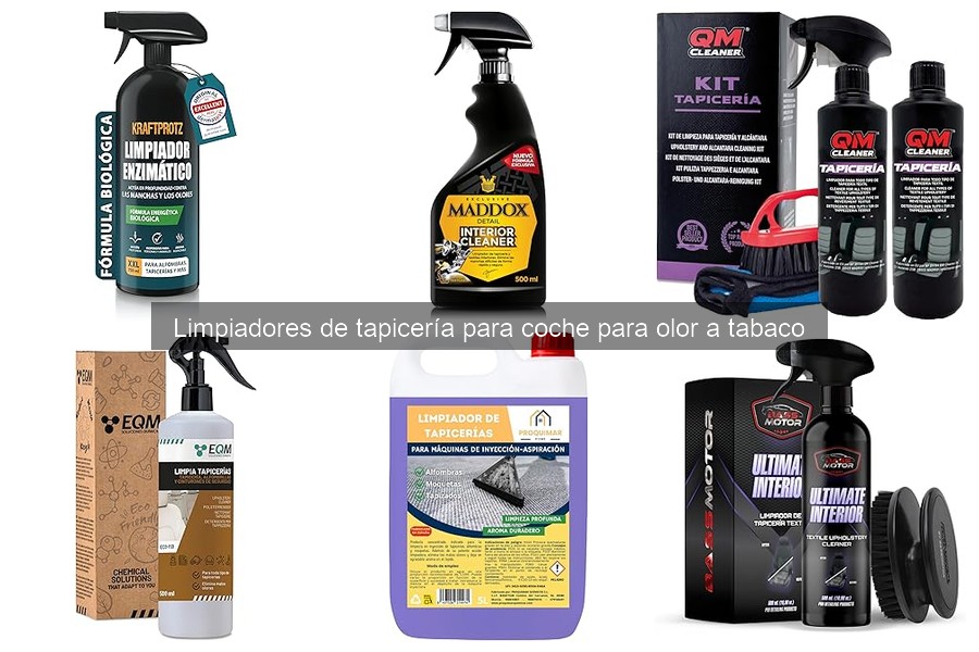 Precios de limpiadores de tapicería para coche con olor a tabaco