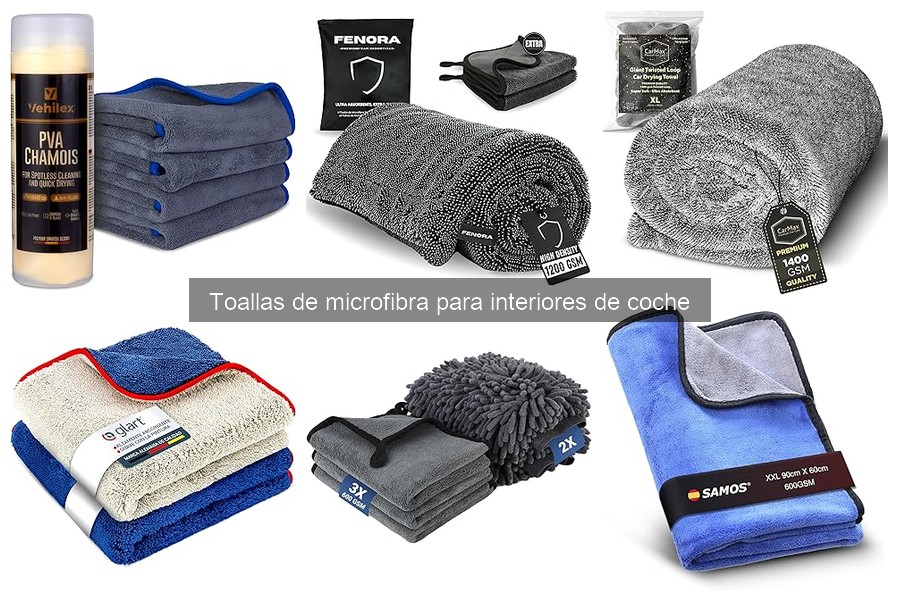 Precios de toallas de microfibra para coches: guía de compra