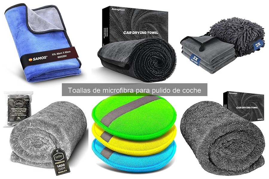 Precios de toallas de microfibra para pulido de coche