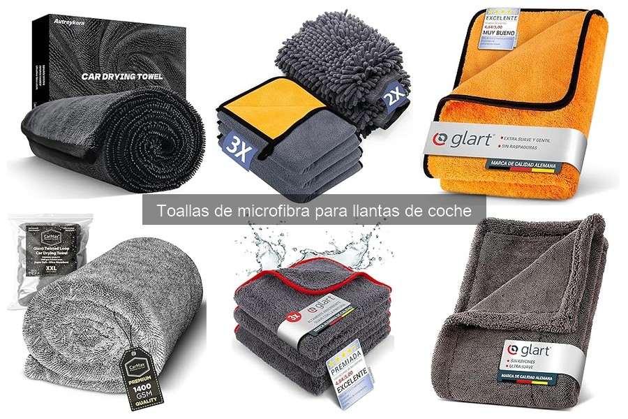 Precios y dónde comprar toallas de microfibra para llantas