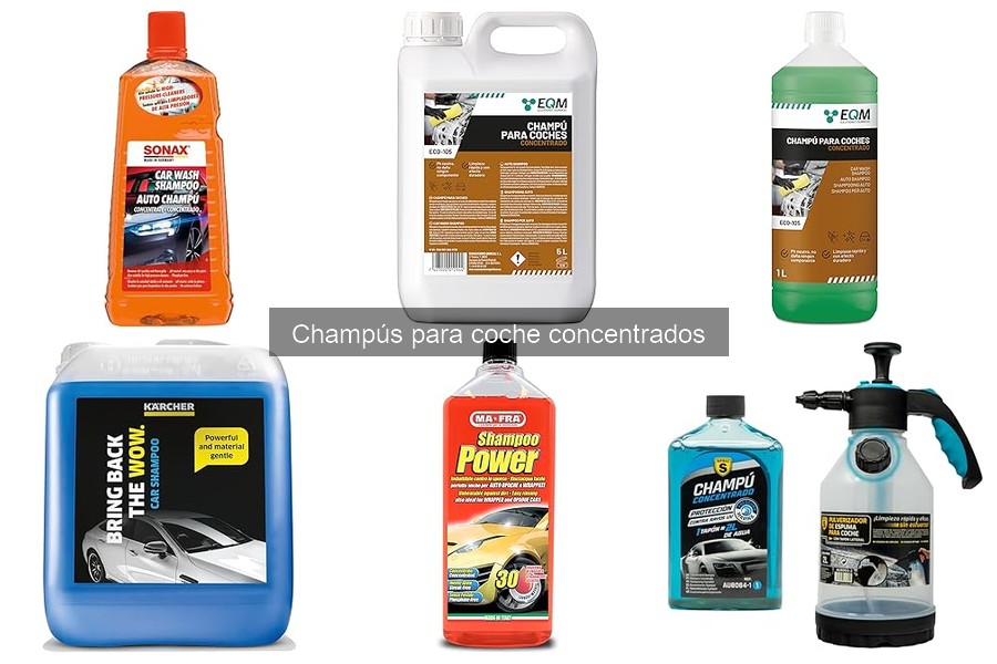 Preguntas Frecuentes sobre Champús Concentrados para Coche