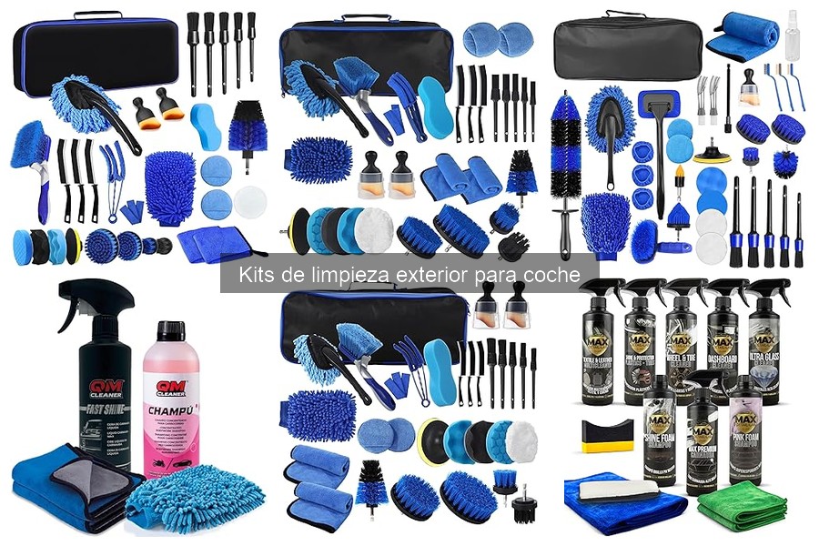 Preguntas frecuentes sobre kits de limpieza exterior para coches