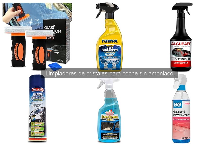 Preguntas frecuentes sobre limpiadores de cristales sin amoniaco