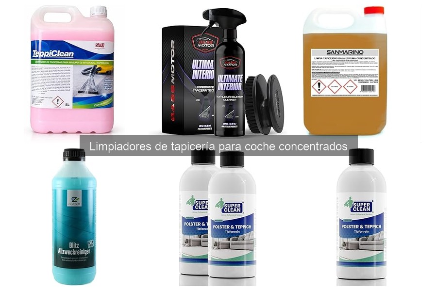 Preguntas Frecuentes sobre Limpiadores de Tapicería Concentrados
