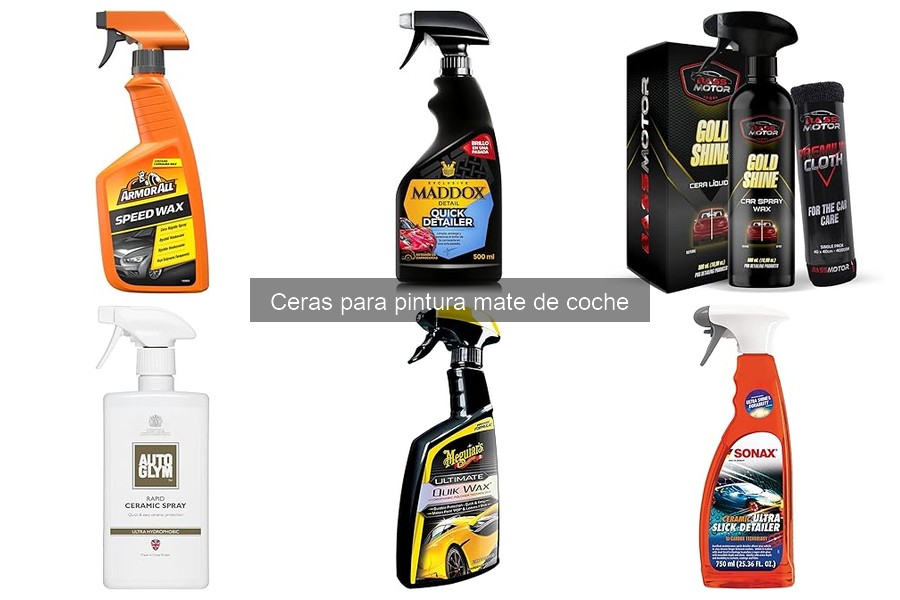 Problemas comunes al usar ceras en pintura mate del coche