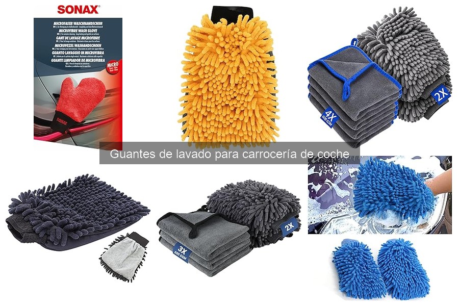 Problemas comunes al usar guantes de lavado de coche