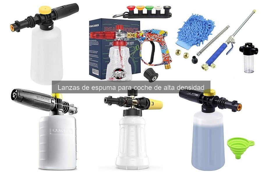 Problemas Comunes al Usar Lanzas de Espuma para Coche