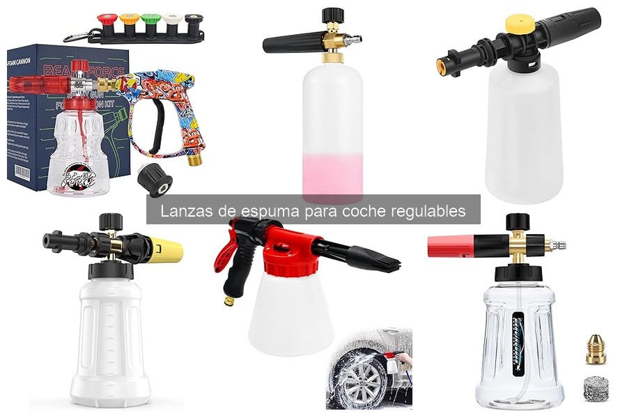 Problemas comunes al usar lanzas de espuma regulables