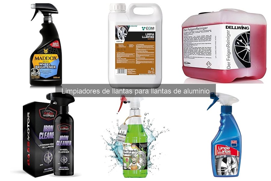 Problemas comunes al usar limpiadores de llantas de aluminio