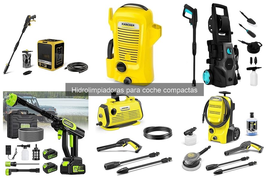 Problemas comunes con hidrolimpiadoras compactas para coche