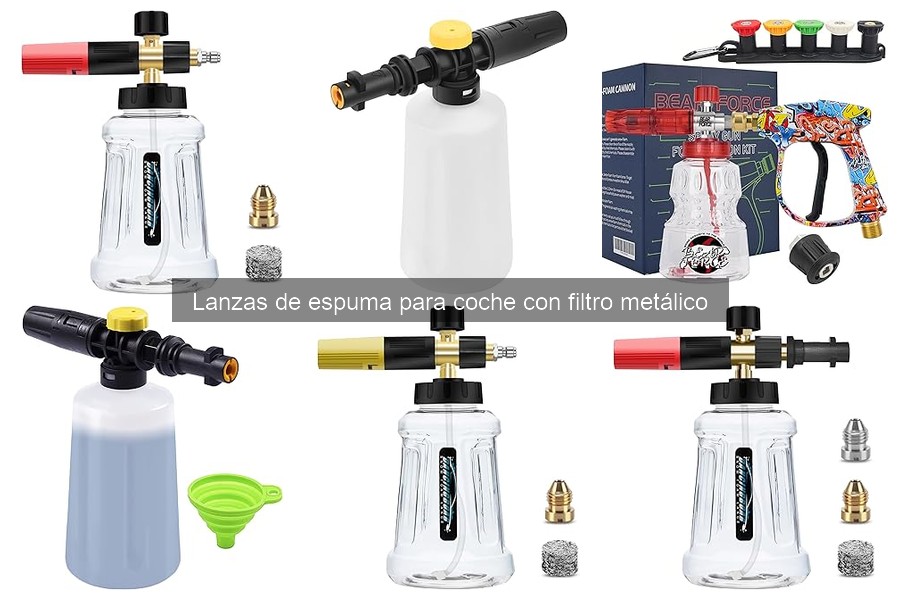 Problemas comunes con lanzas de espuma de coche y soluciones