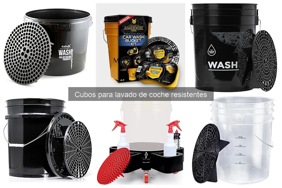 ¿Qué buscar al comprar un cubo para lavado de coche?