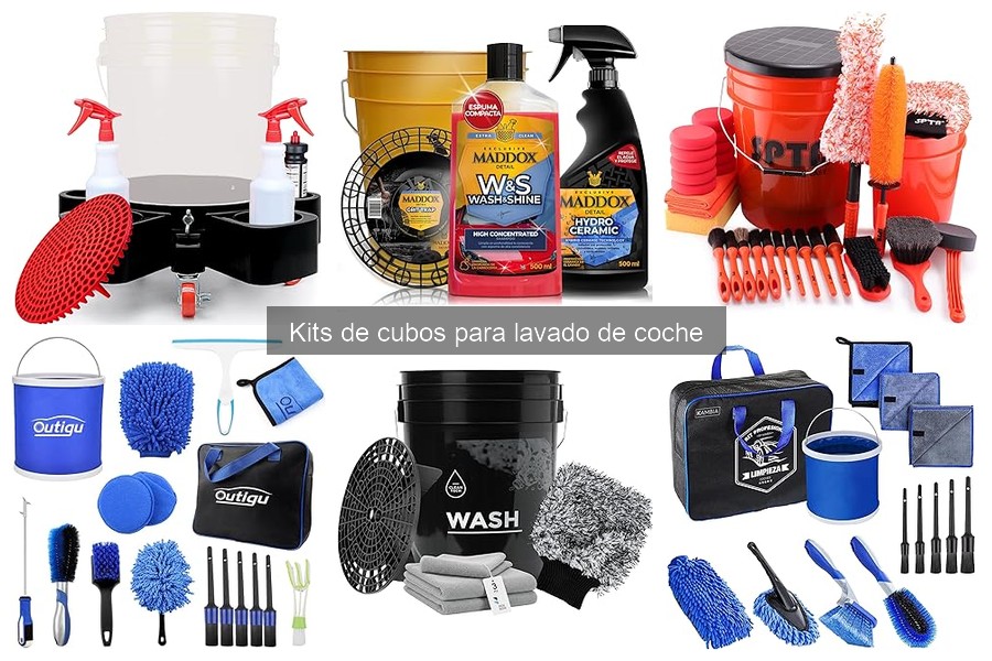 Qué buscar al seleccionar un kit de cubos para lavado de coche