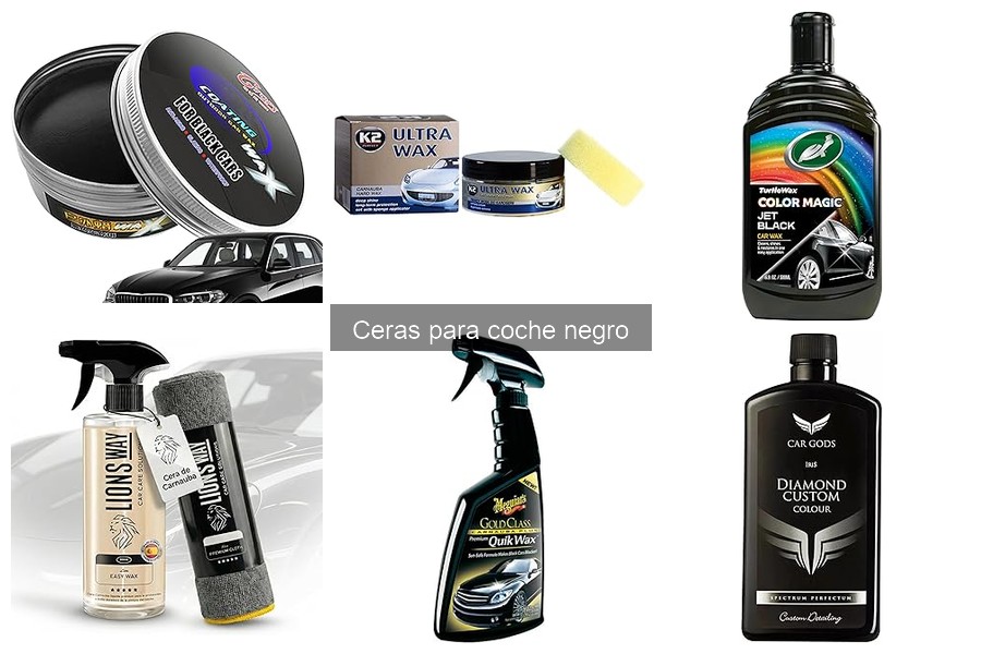 ¿Qué es la cera para coche negro? Características y usos
