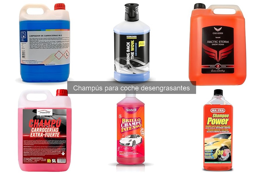 ¿Qué es un champú desengrasante para coche? Descúbrelo aquí