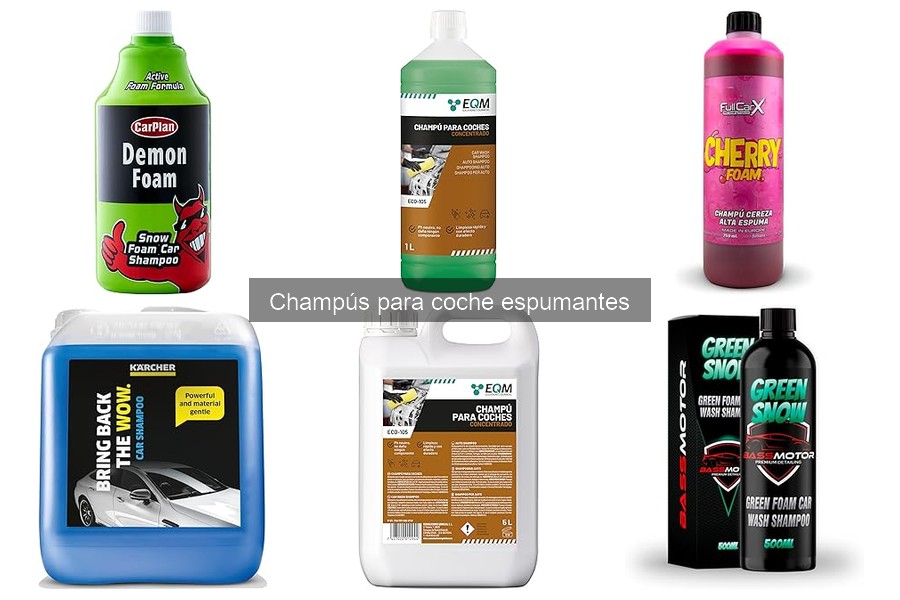 ¿Qué es un champú espumante para coches? Descúbrelo aquí