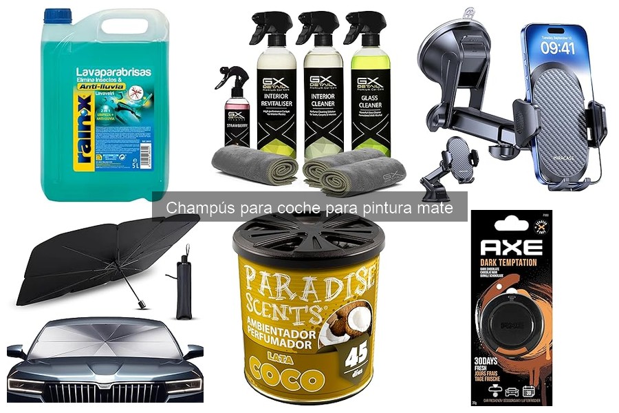 ¿Qué es un champú para coche mate? Descubre sus beneficios